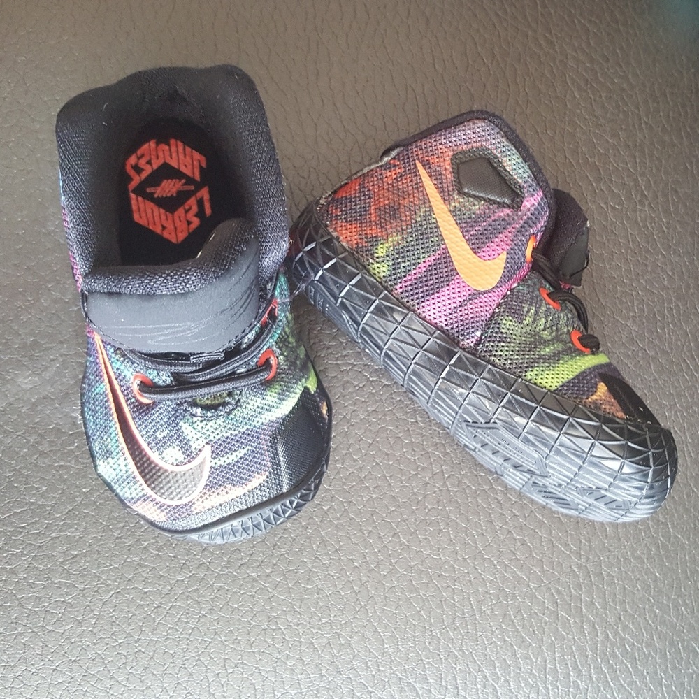 LeBron James multi color baby shoes(SOLD)